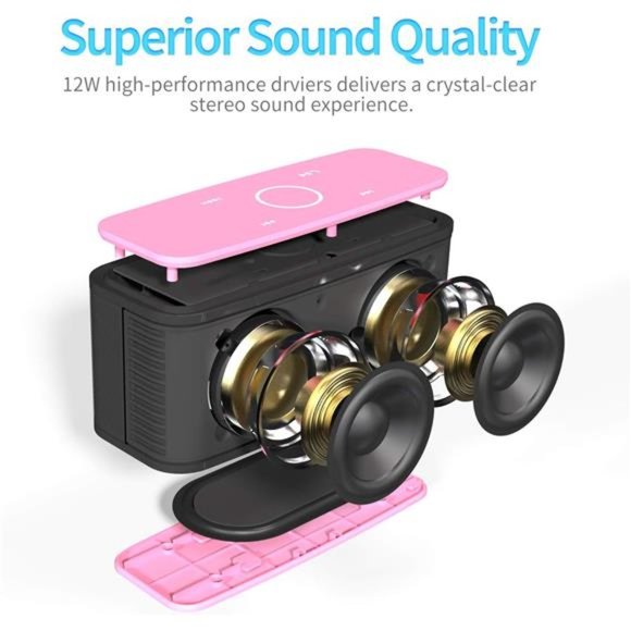 Bluetooth Speaker, SoundBox Touch Portable Wireless Speaker with 12W HD Sound - Picture 4 of 5